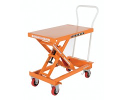 Vestil SCSC-800-2040 Self-Elevating Cart with 800 lb Capacity | 20" x 40" Platform, Automatic Height Adjustment