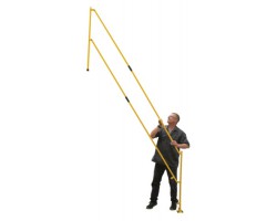 Vestil SLG-8 Safety Single-Finger Lift Gate | Self-Folding Design | 8 Foot Length