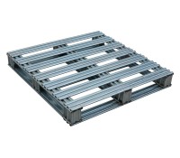 Vestil Hot Dipped Galvanized Steel Pallets | Heavy-Duty Welded Pallets with Rust Resistance