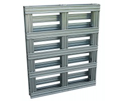 Vestil Galvanized Steel Pallet SPL-4048 | Heavy-Duty Industrial Welded Pallet
