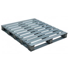 Vestil Galvanized Steel Pallet SPL-4248 | Heavy-Duty Welded Pallet for Industrial Use Vestil Galvanized Steel Pallet SPL-4248 | Heavy-Duty Welded Pallet for Industrial Use
