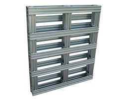 Vestil Galvanized Steel Pallet SPL-4248 | Heavy-Duty Welded Pallet for Industrial Use