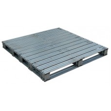 Vestil Galvanized Steel Pallet SPL-4848 | Heavy-Duty 48 x 48 Welded Steel Pallet