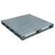 Vestil Galvanized Steel Pallet SPL-4848 | Heavy-Duty 48 x 48 Welded Steel Pallet