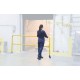 Vestil SSG-9 Economical Safety Swing Dock Gate, 108 in Opening, 46-1/4 in Top Rail, Safety Yellow