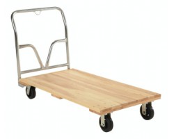 Vestil VHPT-3060 Hardwood Platform Truck, 30 x 60 Deck, 1,600 lb Capacity