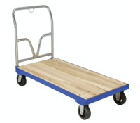 Vestil Steel Frame Hardwood Platform Truck