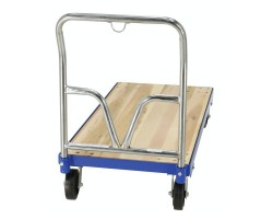 Vestil VHPT/S-2448 Hardwood Steel Frame Platform Truck, 24 x 48 Deck, 1,600 lb Capacity
