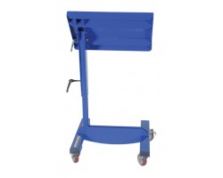 Vestil WPT-1624 Mobile Tilting Work Positioning Table, 16 x 24 Platform, 200 lb Capacity, Manual Height and Tilt