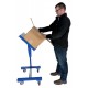Vestil WPT-1624 Mobile Tilting Work Positioning Table, 16 x 24 Platform, 200 lb Capacity, Manual Height and Tilt
