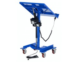 Vestil WT-2424-LA Mobile Tilting Work Positioning Table, 24 x 24 Platform, 300 lb Capacity, 115V Electric Actuator Lift