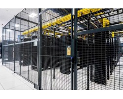 WireCrafters 3-Walls Style 840 Security Cage - W12883H Hinged Door