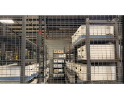 WireCrafters 3-Wall Style 840 Wire Security Cage W12883S Sliding Door