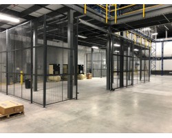 WireCrafters 1-Wall Style 840 Wire Security Cage-11x8-Sliding Door