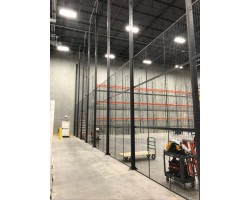WireCrafters 1-Wall Style 840 Wire Security Cage-11x8-Sliding Door