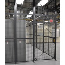 WireCrafters 3-Walls Style 840 Security Cage - W6683H Hinged Door WireCrafters 3-Walls Style 840 Security Cage - W6683H Hinged Door