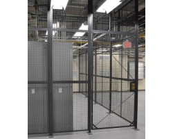 WireCrafters 4-Walls Style 840 Security Cage - W151084H Hinged Door