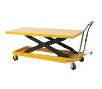 Wesco 273261 Extra Long Scissors Lift Table Cart – 1,100 lb Capacity