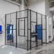 WireCrafters MT2-36HD Corner Dock Door Driver Security Cage with 3' Hinged Door | 2-Walls 