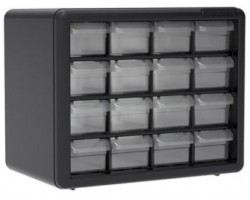 Akro-Mils 10116 16-Drawer Plastic Storage Cabinet – Durable Organizer
