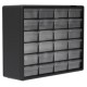 Akro-Mils 10124 Plastic Storage Cabinet – 24-Drawer Small Parts Organizer
