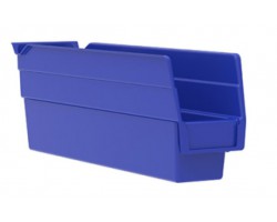 Akro-Mils 30110 Plastic Shelf Bins – 24-Pack Durable Storage Bins