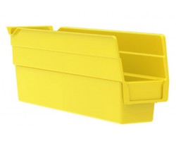 Akro-Mils 30110 Plastic Shelf Bins – 24-Pack Durable Storage Bins
