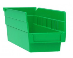 Akro-Mils 30120 Plastic Shelf Bins – 24-Pack Durable Storage Bins