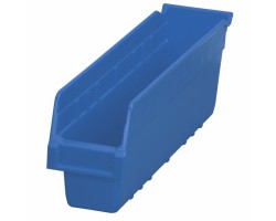 Akro-Mils 30048 ShelfMax Hopper Front Bins – 8 Plastic Storage Bins