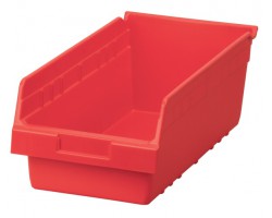Akro-Mils 30088 ShelfMax Hopper Front Bins – 8-Pack Plastic Storage Bins