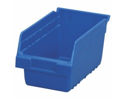 Akro-Mils 30090 ShelfMax Hopper Front Bins – 10-Pack Plastic Storage Bins