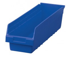 Akro-Mils 30094 ShelfMax Hopper Front Bins – 10-Pack Plastic Shelf Bins