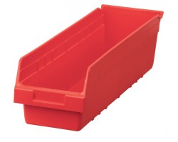 Akro-Mils 30094 ShelfMax Hopper Front Bins – 10-Pack Plastic Shelf Bins
