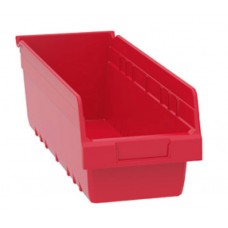 Akro-Mils 30098 ShelfMax Hopper Front Bins – 10-Pack Plastic Storage Bins