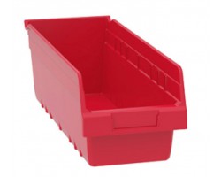 Akro-Mils 30098 ShelfMax Hopper Front Bins – 10-Pack Plastic Storage Bins