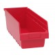 Akro-Mils 30098 ShelfMax Hopper Front Bins – 10-Pack Plastic Storage Bins