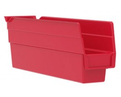 Akro-Mils 30110 Plastic Shelf Bins – 24-Pack Durable Storage Bins