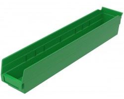 Akro-Mils 30124 Plastic Shelf Bins – 12-Pack Durable Storage Bins