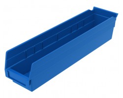 Akro-Mils 30128 Plastic Shelf Bins – 12-Pack Heavy-Duty Storage Bins