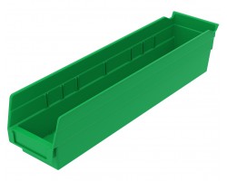 Akro-Mils 30128 Plastic Shelf Bins – 12-Pack Heavy-Duty Storage Bins