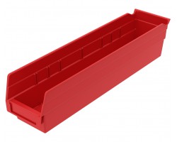 Akro-Mils 30128 Plastic Shelf Bins – 12-Pack Heavy-Duty Storage Bins