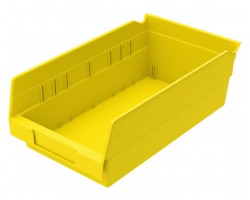 Akro-Mils 30130 Plastic Shelf Bins – 12-Pack Durable Storage Bins