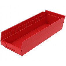 Akro-Mils 30138 Plastic Shelf Bins – 12-Pack Heavy-Duty Storage Bins