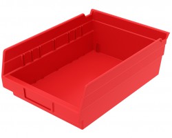 Akro-Mils 30150 Plastic Shelf Bins – 12-Pack Durable Storage Containers