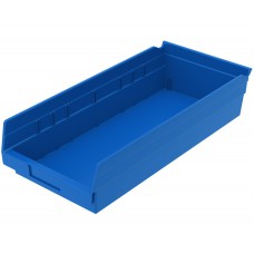 Akro-Mils 30158 Plastic Shelf Bins – 12-Pack Durable Storage Bins