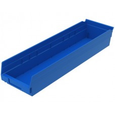 Akro-Mils 30164 Plastic Shelf Bins – 6-Pack Heavy-Duty Storage Bins