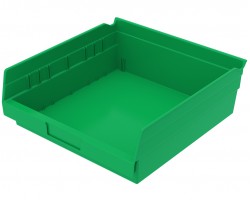 Akro-Mils 30170 Plastic Shelf Bins – 12-Pack Durable Storage Bins