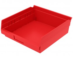 Akro-Mils 30170 Plastic Shelf Bins – 12-Pack Durable Storage Bins