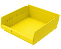 Akro-Mils 30170 Plastic Shelf Bins – 12-Pack Durable Storage Bins