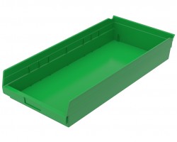 Akro-Mils 30174 Plastic Shelf Bins – 6-Pack Durable Storage Bins
